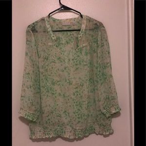 New York & Co Sheer Blouse